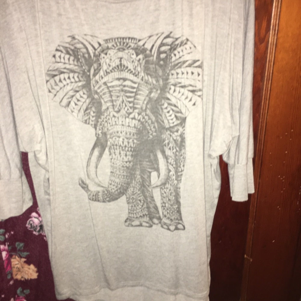 Half sleeve grey casual